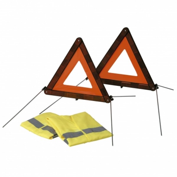 Kit Triángulos (2) Emergencia + (2) Chaleco En471.