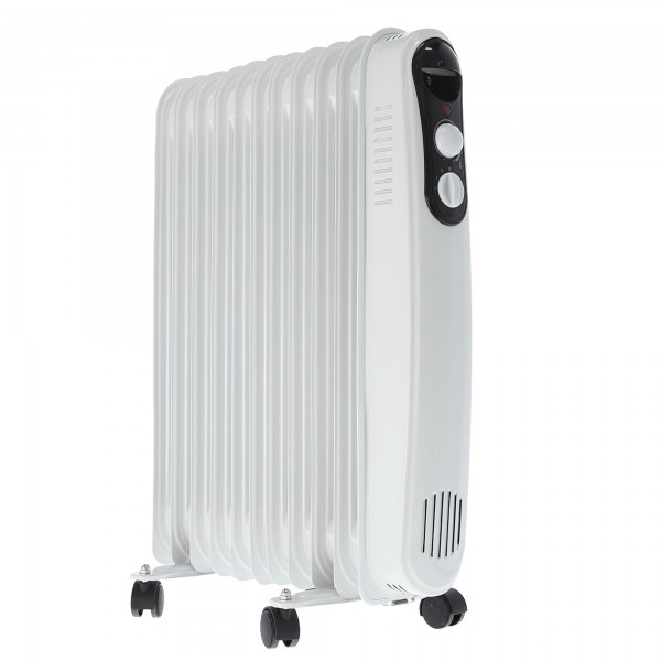 Radiador de aceite 11 elementos 2500w.