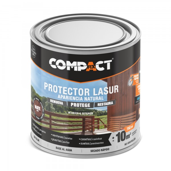 Lasur protector mate 750ml.caoba