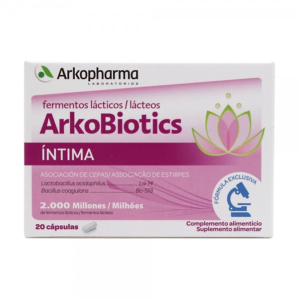 Arkobiotics Intima Fermentos Lacticos 20 Caps
