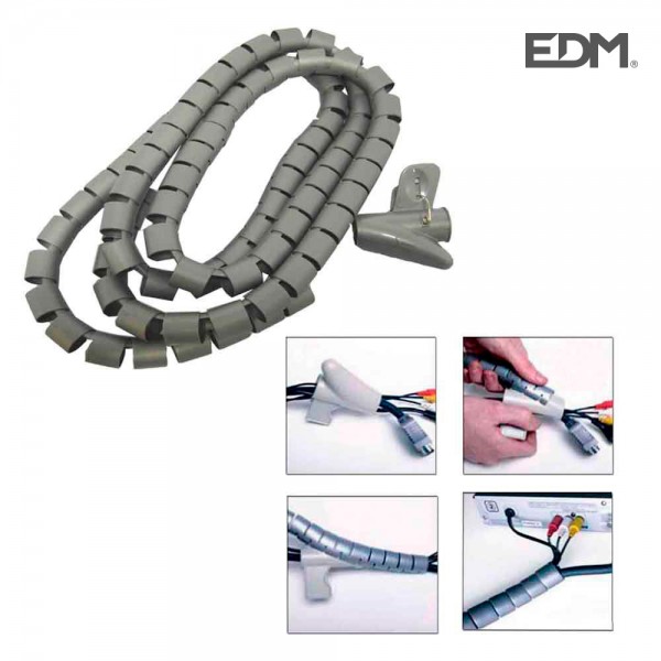 Organizador de cables "comecables" 2m ø25 mm
