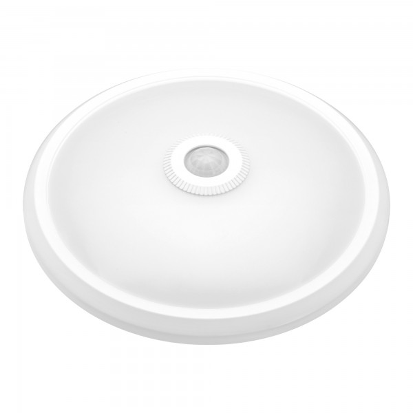 Aplique led sensor+emergencia ip20 16w.f