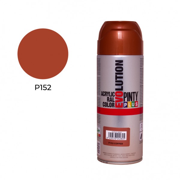 Pintura acrílica spray evolution 520 cc p152 cobre (pack 2 unidades)