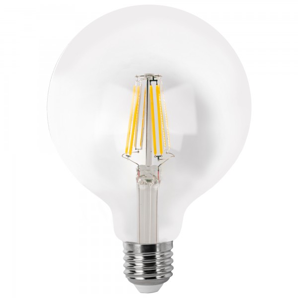 Bomb.led filam.globo  g95 clara e27 12wc