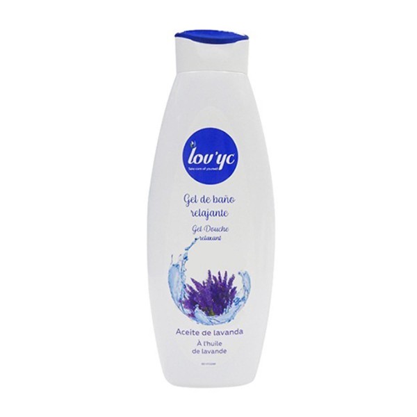 Lovyc aceite de lavanda gel de baño relajante 750ml
