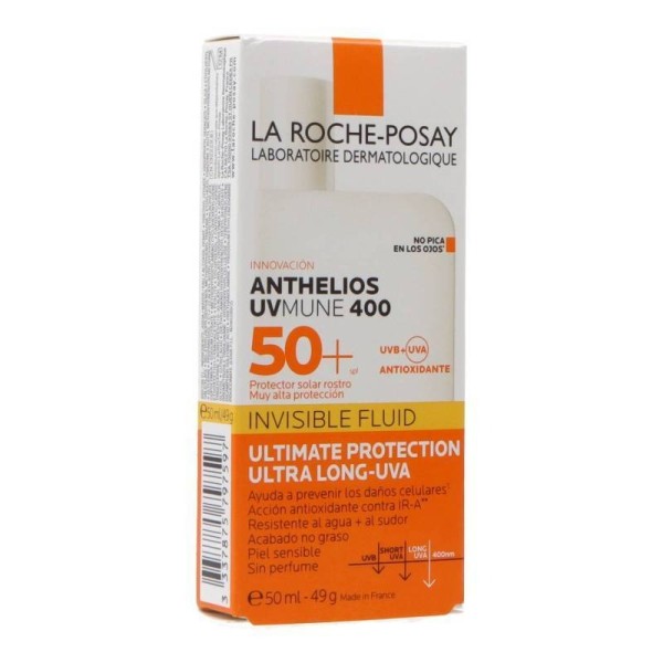 Anthelios Uvmune 400 Fluido Invisible Sin Perfum