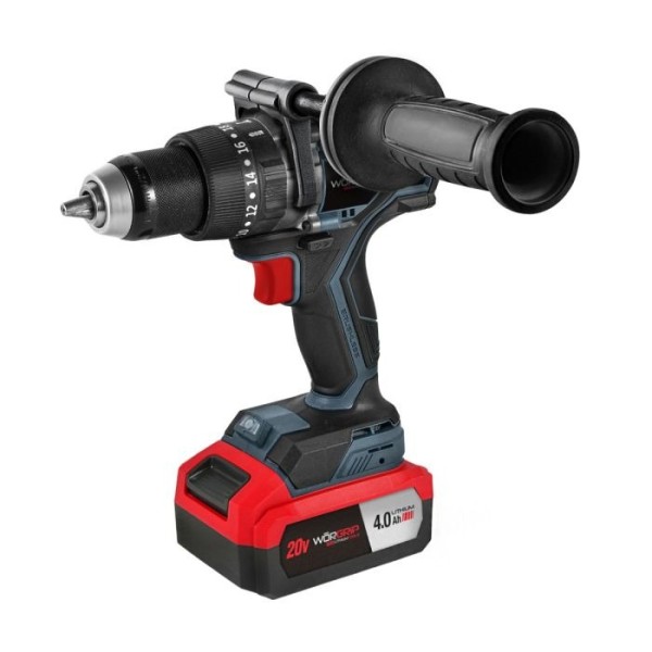 Taladro percut.wor.pro  20v. 4,0ah.brush