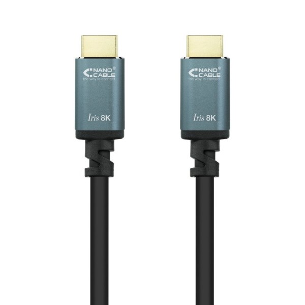 Nanocable cable hdmi 2.1 iris 8k m/m, 2 metros
