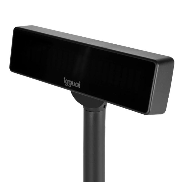 Iggual visor tpv regulable usb vfd 7" info display