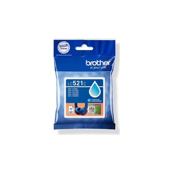 Brother cartucho lc521c cian