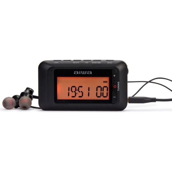 Aiwa rd-10 negro / radio portátil digital dab+ / fm-rds