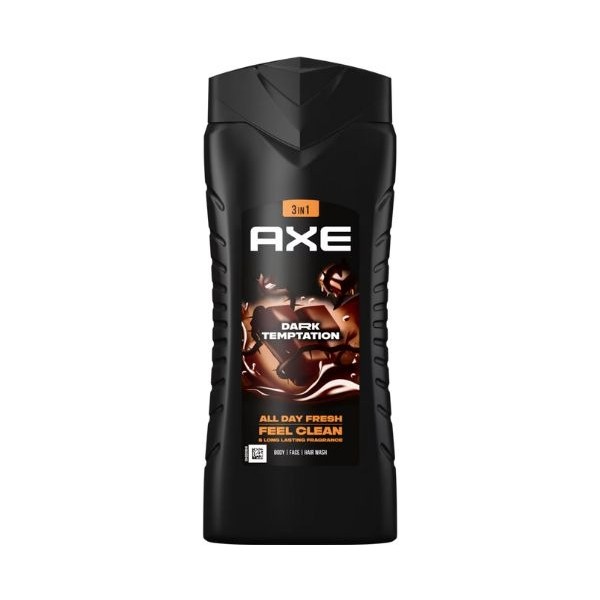 Axe gel de baño dark temptation 3en1 400ml
