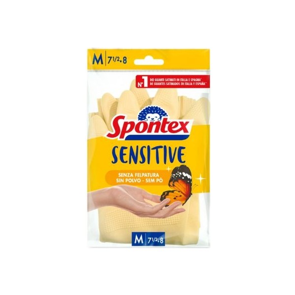 Spontex guantes sensitive talla M