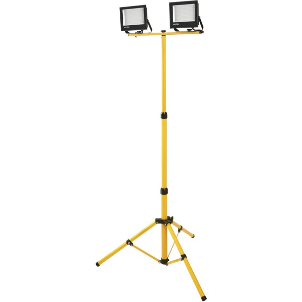 Proyector led tripode 1,8mt. 2x100w.fria
