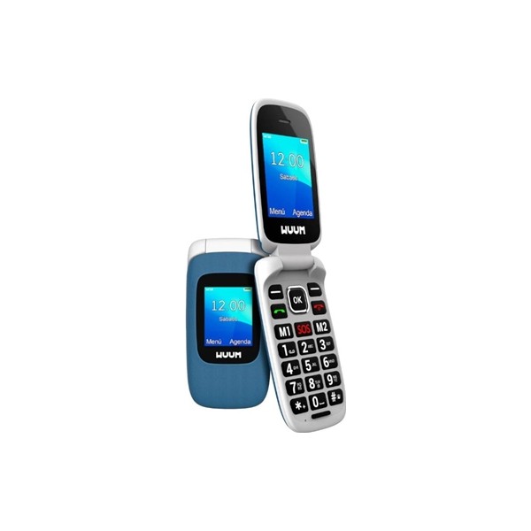 Wuum by spc 2335a movil básico 2.4" fm azul