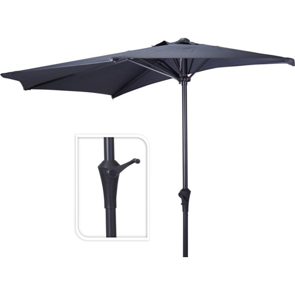 Media sombrilla antracita, ø270 cm