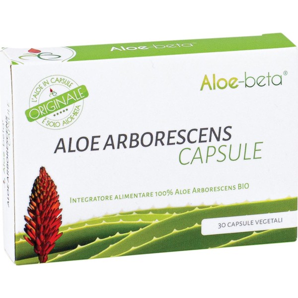 Aloe beta arborescens aloe capsules 100% aloe 30un
